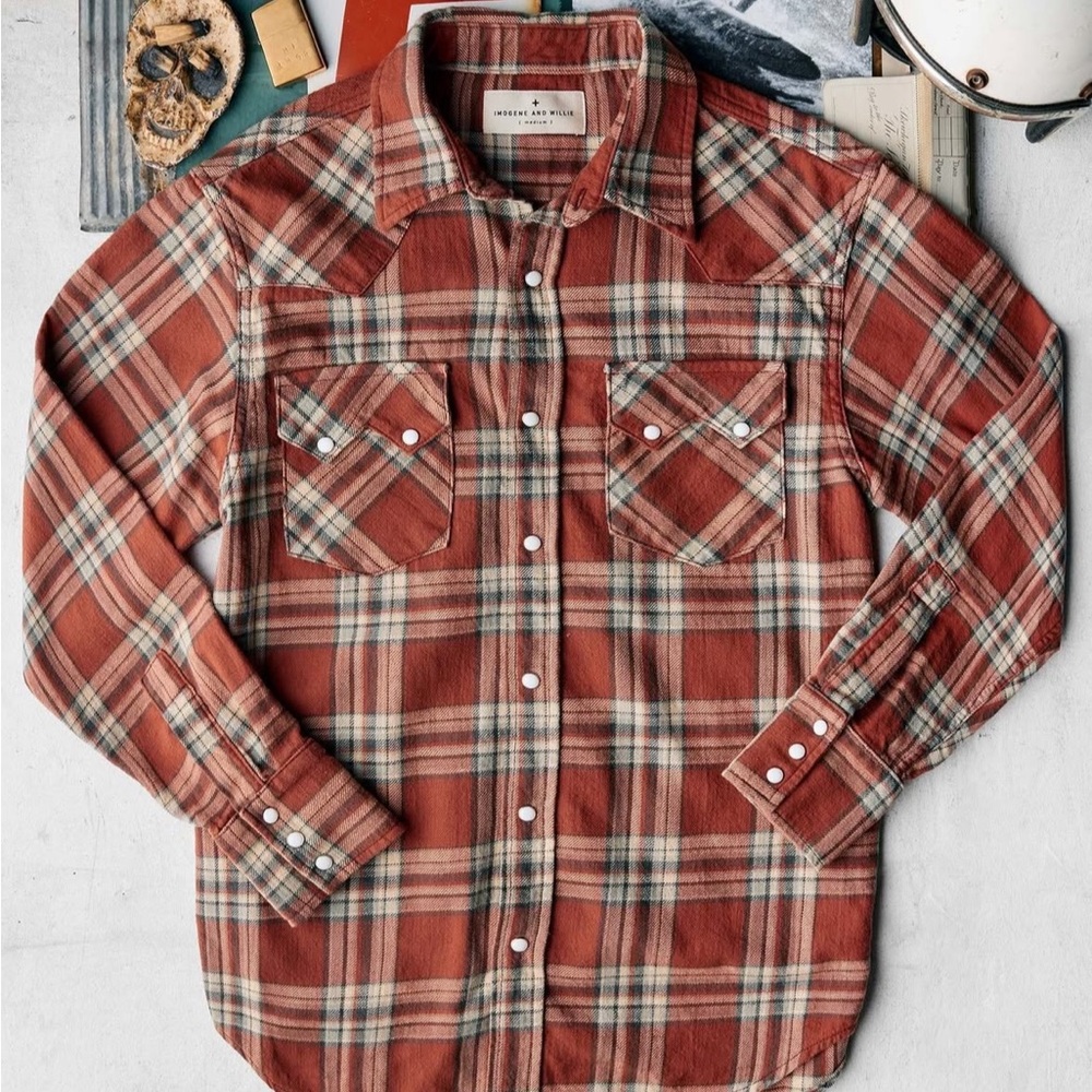 Imogene + Willie Sawtooth Pearl Shirt size XXL - Picture 7 of 8
